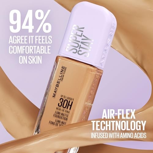 Maybelline SuperStay Lumi-Matte Foundation, 112, 1 fl oz