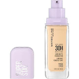 Maybelline Super Stay up to 30HR Wear Lumi-Matte Liquid Foundation - 118 - 1 Fl Oz