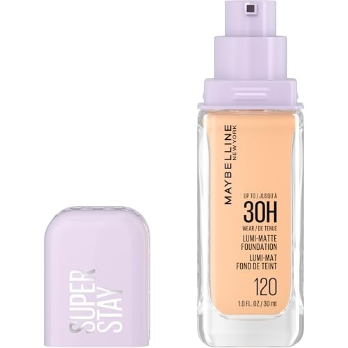 Maybelline Super Stay up to 30HR Wear Lumi-Matte Liquid Foundation - 120 - 1 Fl Oz