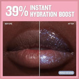 Revlon Super Lustrous Glimmer Gloss Plant Based Glitter 010 Indigo Ice 0.13 Fl Oz