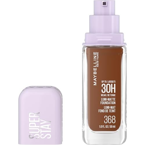 Maybelline Super Stay up to 30HR Wear Lumi-Matte Liquid Foundation - 368 - 1 Fl Oz