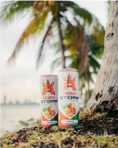 Reign Tropical Energy Drink, Zero Sugar, 12 fl oz