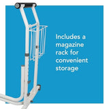 Carex Toilet Safety Rails for Seniors, Adjustable Toilet Safety Frame and Toilet Rails with Handles for Elderly and Disabled, Stand Alone Toilet Safet