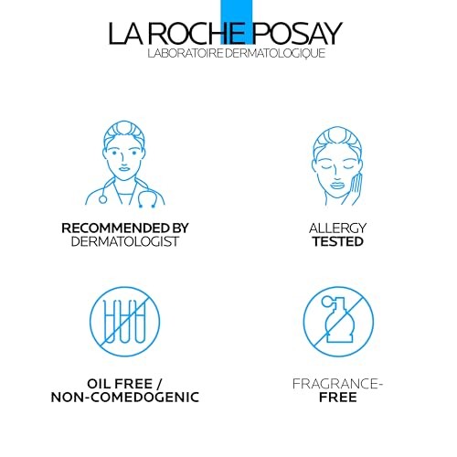 La Roche Posay Effaclar Dual Action Acne Face Cleanser with 4% Benzoyl Peroxide - 6.7 Fl Oz