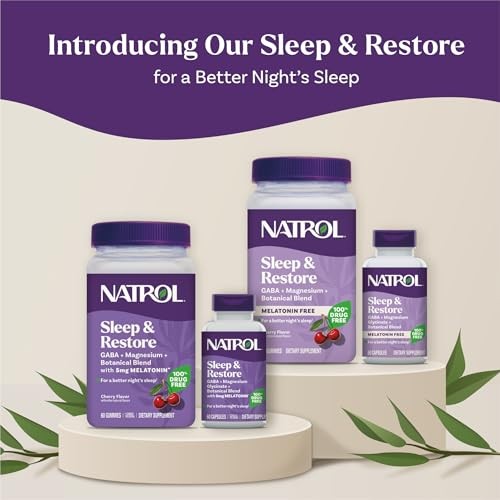 Natrol Sleep & Restore Gummies 60 CT Pack of 1
