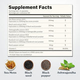Better Alt Irish Sea Moss with Black Seed Oil, Ashwagandha & Black Pepper 120 Capsules