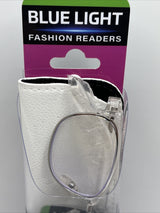 SAV Eyewear VK Couture Blue Light Fashion Readers, Clear 4933, +2.00