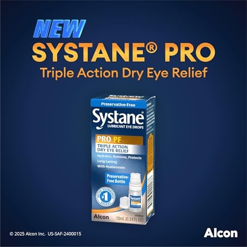 Systane Pro MDPF Lubricant Eye Drops 0.34 Fl Oz