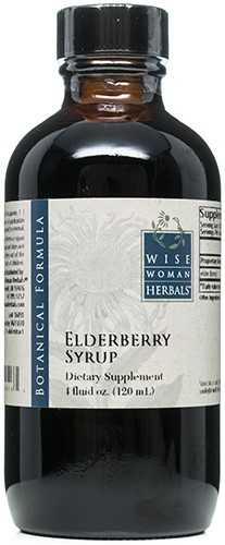 Wise Woman Herbals Elderberry Syrup (Sambucus) Extra Strength 3:1 Extract 2 Oz