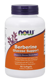 Now Foods Berberine Glucose Support Softgels, 90 ct