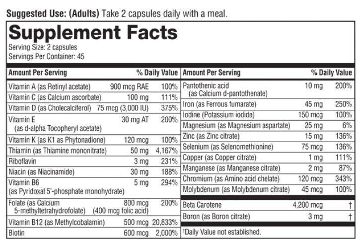 Youtheory High Potency Multi GLP-1 SOPPORT 90 Vegetarian Capsules
