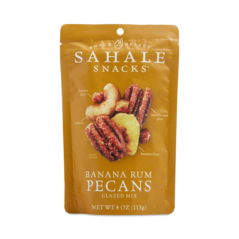 Sahale Snacks Banana Rum Pecans Glazed Mix 4 oz