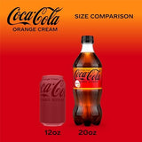 Coke Orange Cream 20oz Zero Sugar