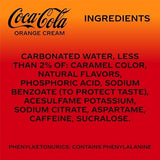Coke Orange Cream 20oz Zero Sugar