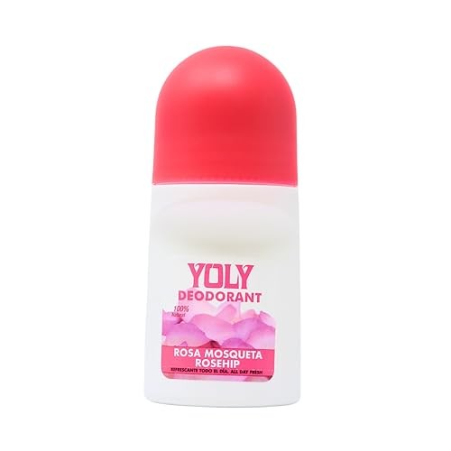 Yoly Rosa Mosqueta Antiperspirant Deodorant, All-Day Odor Protection, 2.53 Fl Oz.