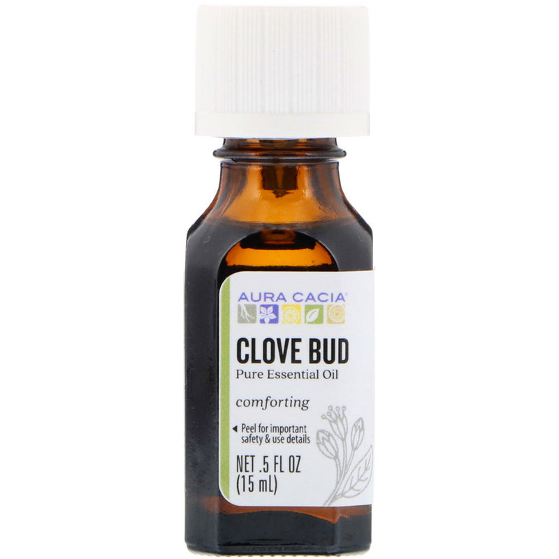 Aura Cacia Clove Bud Essential Oil, 0.5 fl oz