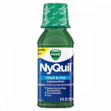 Vicks NyQuil Cold & Flu Nighttime Relief Liquid, 8 Fl Oz