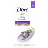 Dove Beauty Bar Soap, Lavender & Chamomile, 3.75 oz, 6 Bars