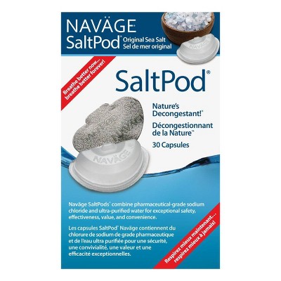 Navage, Nasal Care, Saline Nasal Irrigation, Saltpod Original, 30 Saline Concentrate Capsules