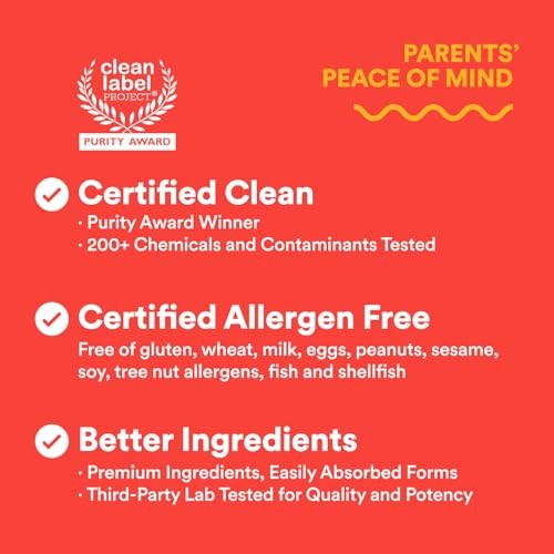 SmartyPants Kids Plus Multivitamin & Omegas Gummies with Vitamins C, D3, B12 & Zinc - 60ct