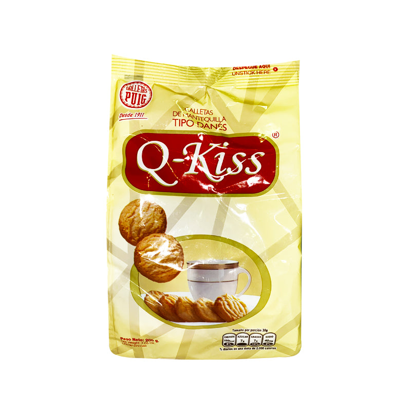 Puig Q-Kiss Galletas de Mantequilla, 200 g