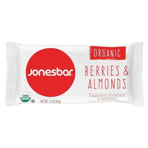 Jonesbar Organic Fruit & Nut Bar, Berries & Almond, 1.7 Oz