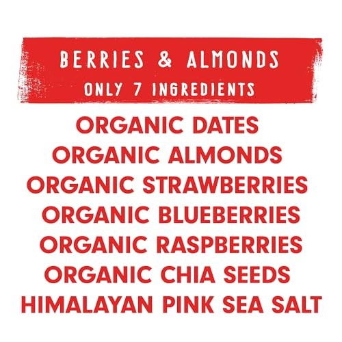 Jonesbar Organic Fruit & Nut Bar, Berries & Almond, 1.7 Oz