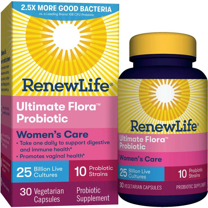 Renew Life Ultimate Flora 25 Billion CFU, 30 Veg Caps