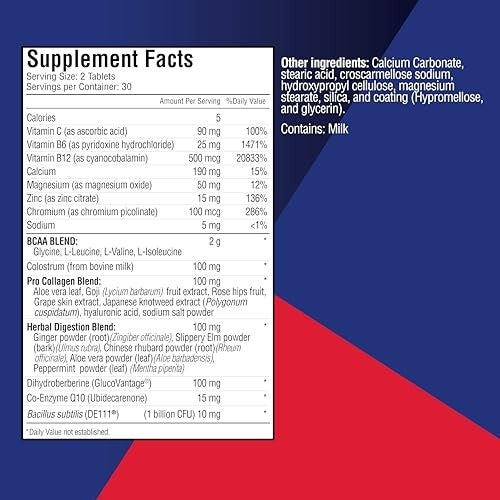 DietWorks GLP-1 Companion 60 Count Boosts Energy Levels