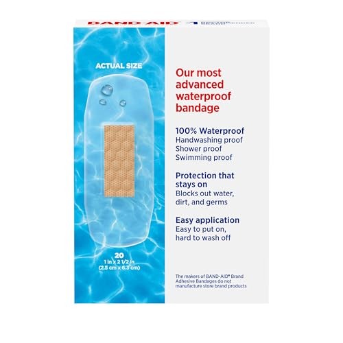Band-Aid Brand Adhesive Bandages for Sensitive Skin, Assorted Sizes, 20 CT