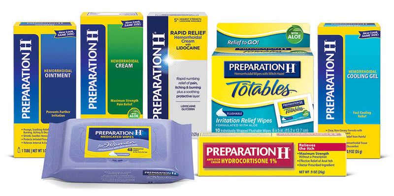 Preparation H Medicated Wipes, Maximum Strength, 48 Count