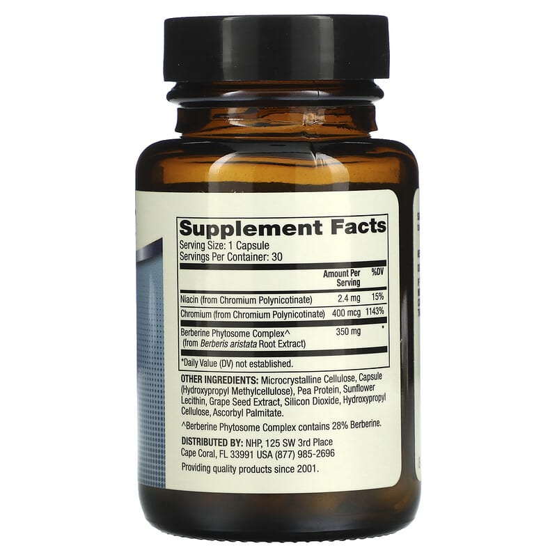 Dr. Mercola Biotin Berberine With Chromium Capsules 30ct