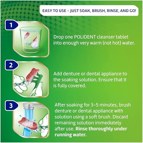 Polident Overnight Cleanser - 90ct