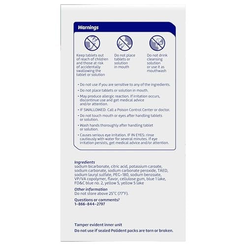 Polident Overnight Cleanser - 90ct