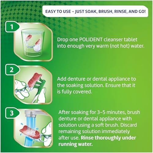 Polident 3 Minute Daily Cleanser, 90 CT