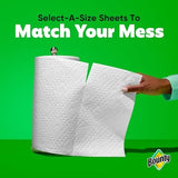 Bounty Select-a-Size 2-Ply Double-Roll Paper Towels, 2 Triple Rolls/123 Sheets per Roll, White