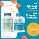 SmartyPants Teen Guy Plus Multivitamin & Omegas Gummies with Vitamins C, D3, B12 & Zinc Pineapple Orange 60ct