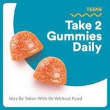 SmartyPants Teen Guy Plus Multivitamin & Omegas Gummies with Vitamins C, D3, B12 & Zinc Pineapple Orange 60ct