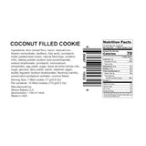 Manso Bakery Alfajor Sandwich Cookie Bite Filled with Dulce De Leche and Coconut Flakes, 20 ct