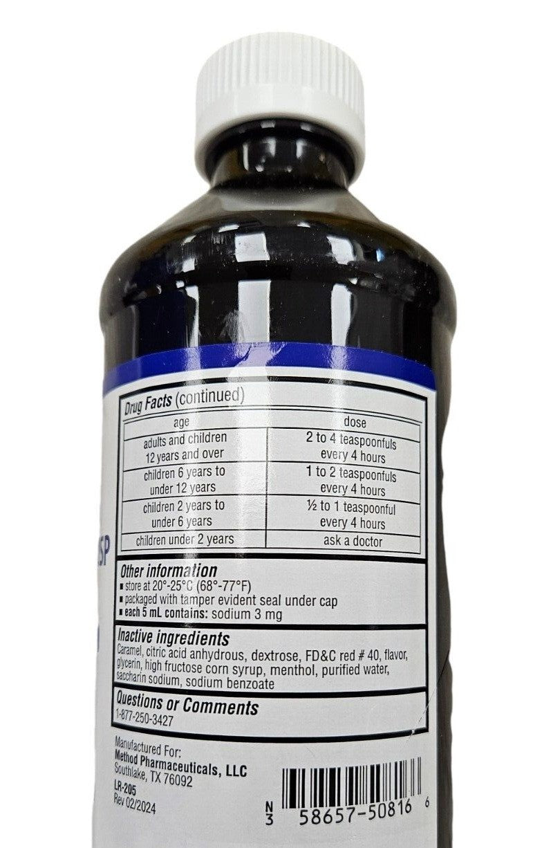 Method Guaifenesin Mucus Expectorant Syrup, 16 fl oz