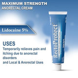 Akron Pharma Topical Numbing Cream for hemorroids with Lidocaine 5% - 30g