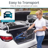 Vive 3 Wheel Walker Rollator Lightweight and Foldable with Seat, Brakes and Wheels