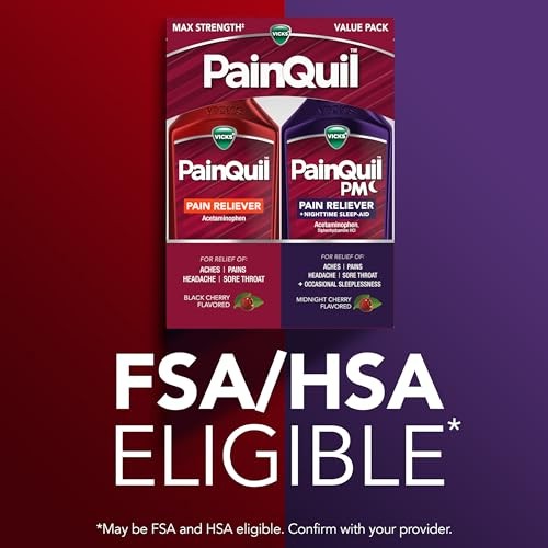 Vicks PainQuil Day/Night Acetaminophen Combo Pack, 24 OZ