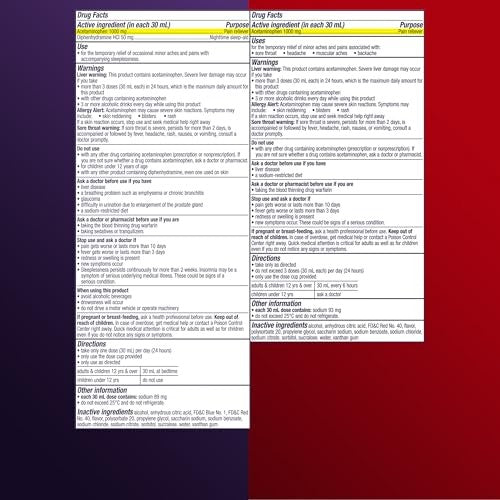 Vicks PainQuil Day/Night Acetaminophen Combo Pack, 24 OZ