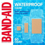 Band-Aid Brand Skin-Flex Adhesive Bandages, Assorted Sizes, 60 CT