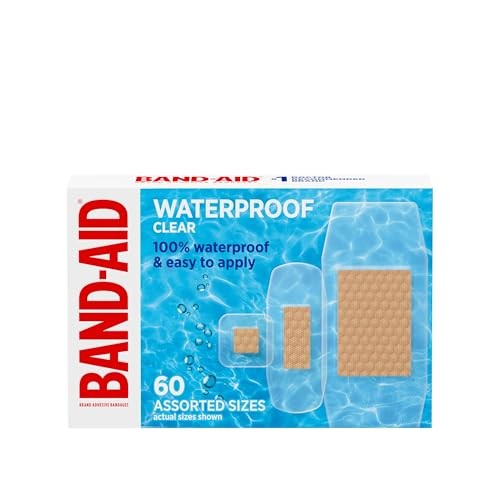 Band-Aid Brand Skin-Flex Adhesive Bandages, Assorted Sizes, 60 CT