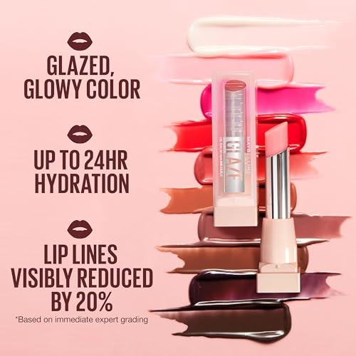 Maybelline Lifter Glaze Hydrating Lip Gloss Oil Balm, Acai Glaze, 0.1 oz
