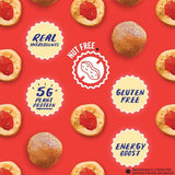 Chia Smash Protein Superfood Snack Bites Sunflower Butter + Strawberry Jam, 5 Bites
