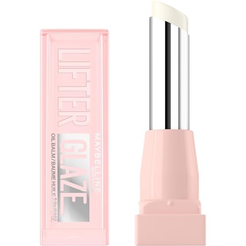 Maybelline Lifter Glaze Hydrating Lip Gloss Oil Balm, Clear Crave, 0.1 oz