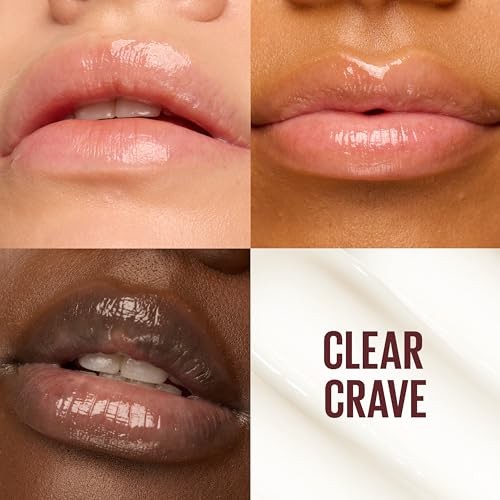 Maybelline Lifter Glaze Hydrating Lip Gloss Oil Balm, Clear Crave, 0.1 oz